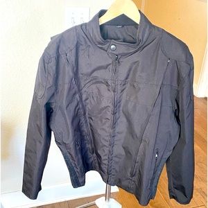Mens XXL Vance Leathers Black Motorcycle jacket.
